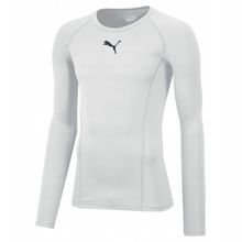Puma 65592004 Beyaz Liga Baselayer Tee Uzun Kollu Erkek Futbol T-shirt
