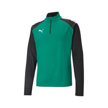 Puma 65723605 Fermuarlı Normal Kalıp Düz Yeşil Erkek Sweatshirt