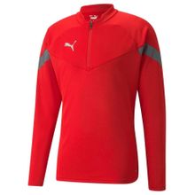 Puma 65737501 Teamfinal Training 1/4 Zip Top Futbol Antrenman Kırmızı Erkek Ceket