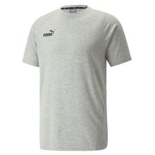 Puma 65738533 Gri Teamfinal Casuals Tee Erkek Futbol T-shirt