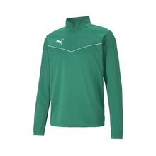 Puma 65739405 Yeşil Teamrise 1/4 Zip Top Futbol Antrenman Uzun Kollu T-shirt