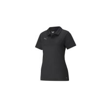 Puma 65740803 Siyah Teamliga Sideline Polo W Kadın Futbol Polo T-shirt