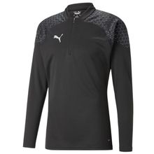 Puma 65798203 Siyah Teamcup Training 1/4 Zip Top Erkek Futbol Uzun Kollu Antrenman Üstü