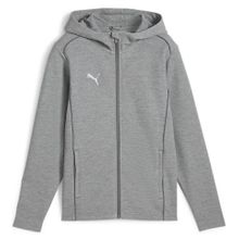 Puma 65852833 Teamfinal Casuals Hooded Gri Erkek Futbol Ceketi