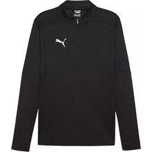 Puma 65855103 Siyah Teamfinal Training 1/4 Zip Futbol Antrenman Erkek Uzun Kollu Üst