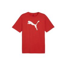 Puma 65870501 Kırmızı Teamrise Logo Jersey Cotton Günlük Erkek T-Shirt