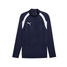 Puma 65967906 Teamfinal26 Training 1/4 Zip Lacivert Futbol Antrenman Uzun Kollu Erkek T-shirt