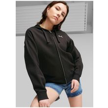 Puma 67600301-HER Full-Zip Hoodie TR Siyah Kadın Kapüşonlu Zip Ceket