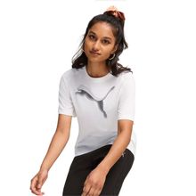 Puma 68166802 Evostripe Beyaz Günlük Stil Kadın T-Shirt