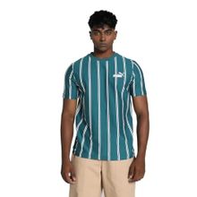 Puma 68186222 Sports Club AOP Yeşil Günlük Stil Erkek T-Shirt