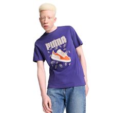 Puma 68320927 Graphics Mavi Günlük Stil Erkek T-Shirt