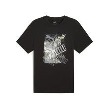 Puma 68321301 Graphics Siyah Günlük Stil Erkek T-Shirt
