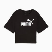 Puma 68497201 Siyah Essentials Cropped Kadın Günlük Stil T-Shirt