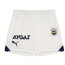 Puma 77202202 Beyaz Replica Jr Genç Çocuk Fenerbahçe 2023/2024 Futbol Şortu