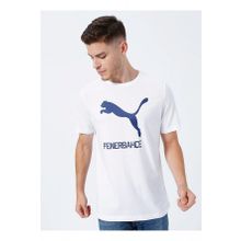 Puma 77313602 FSK Cat Tee Erkek Beyaz T-Shirt