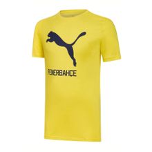 Puma 77313603 FSK Cat Tee Erkek Sarı Lacivert T-Shirt