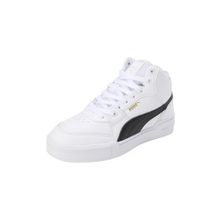 Puma CA Pro Mid Sneakers White Black Unisex Yetişkin Spor Ayakkabı