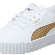 Puma Carina 3.0 Aqua Metallics White Light Sand Gold Kadın Spor Ayakkabı