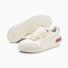 Puma Carina Lift Whisper White - Mauvewood Kadın Spor Ayakkabı