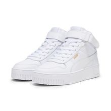 Puma Carina Street Mid-Puma White-Puma White-Puma Gold Mid Kadın Bot