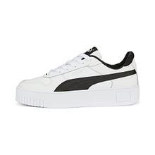 Puma Carina Street-Puma White-PUMA Black-Puma Silver Low Kadın Bot