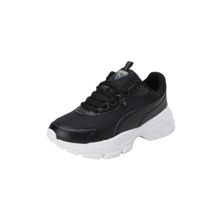 Puma Cassia Via-Puma Black-Puma White-Shadow Gray-Puma Gold Low Kadın Bot