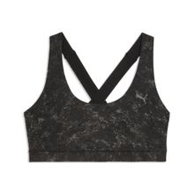 PUMA Cloudspun Bra AOP - Mid Kadın Sütyen, PUMA Black, M