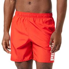 PUMA Erkek Yüzme Erkek Orta Şort Mayo, Kırmızı, S