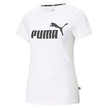Puma Essentials Logo Beyaz Kadın T-shirt