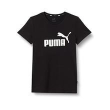 Puma Essentials Metalik Logo Siyah Kadın T-shirt