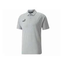 Puma Gri Teamfinal Casuals Polo Erkek Futbol Polo Tişörtü