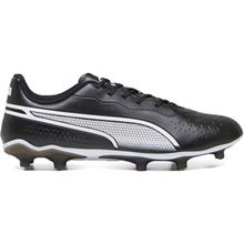 Puma King Match Fg/Ag Black White Unisex Futbol Ayakkabısı