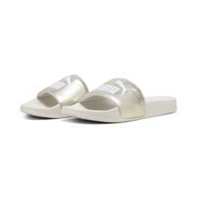 PUMA Leadcat 2.0 Metallic Whisper Kadın Terlik, Gold-PUMA White-Warm White, 37