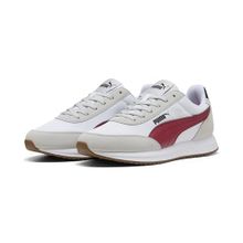 Puma R78 Lightwind Cool Light Gray-Dark Crimson-White Erkek-Unisex Günlük Spor Ayakkabı