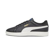 Puma Smash 3.0 Logoobsession Retro Academia Black-Warm White-Gold Team Royal-Gum Uniseks Spor Ayakkabı