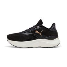 Puma Softride Mayve Leopard Wns-Puma Black-Warm White-Puma Gold Low Kadın Bot