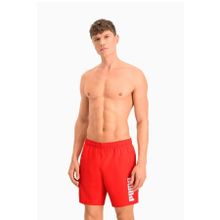 Puma Swim Men Mid Shorts Kırmızı Erkek Deniz Şortu