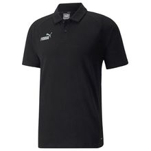 Puma Teamfinal Casuals Polo Siyah Erkek Futbol Polo Tişörtü