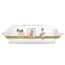 Pure Baby 90'lı 1 Paket Organik Pamuklu Islak Havlu