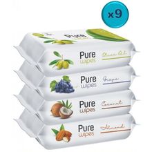 Pure Baby Wipes Meyveli 50x36 Adet Islak Mendil