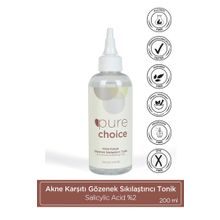 Pure Choice Akne Karşıtı Salicylic Acid %2 200 ml Gözenek Sıkılaştırıcı Tonik