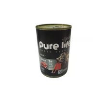 Purelife Biftekli 12x400 gr Yetişkin Köpek Konserve Maması