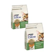 Purina Cat Chow Cat Chow Sterilised 2x3 kg Tavuklu Yetişkin Kedi Maması