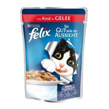 Purina Felix Jellies 100 gr Sığır Etli Kedi Yaş Mama