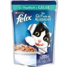 Purina Felix Jelly Pouch 100 gr Ton Balıklı Yaş Mama