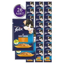 Purina Felix Tavuklu 26x85 gr Yetişkin Yaş Kedi Maması