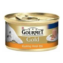 Purina Gourmet Gold Kıyılmış Hindi Etli 4x85 gr Konserve Yaş Kedi Maması