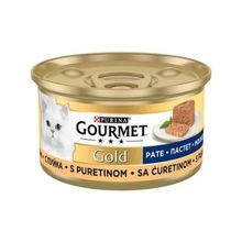 Purina Gourmet Gold Kıyılmış Hindi Etli 6x85 gr Kedi Konserve Maması