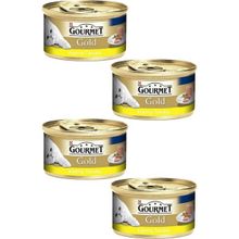 Purina Gourmet Gold Kıyılmış Tavuk 4x85 gr Kedi Mama