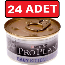 Purina Pro Plan Baby Kitten Tavuklu 24x85 gr Yavru Kedi Konserve Maması
